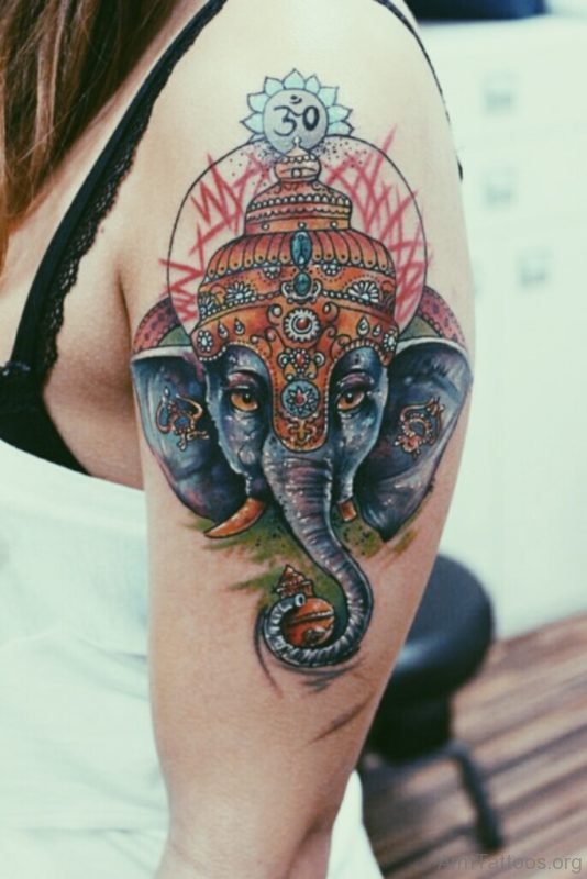 Mind Blowing Ganesha Tattoo Design
