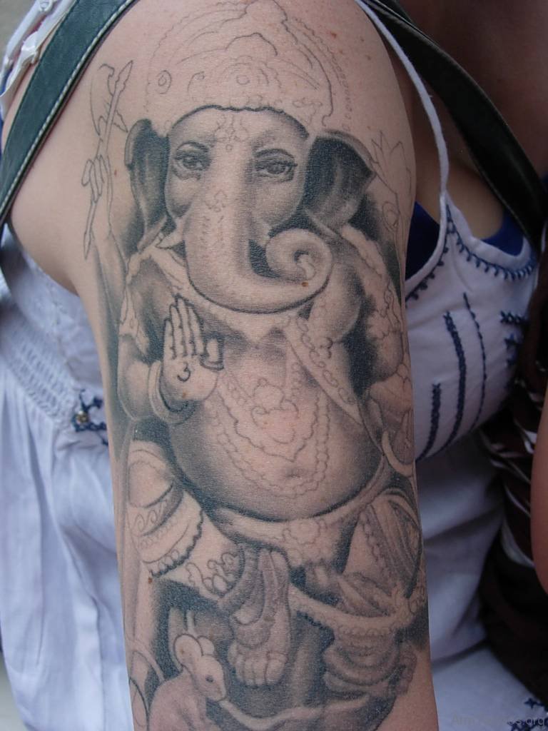 Mind Blowing Ganesha Tattoo Design.