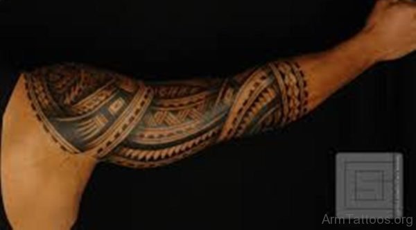 Mind Blowing Maori Tattoo