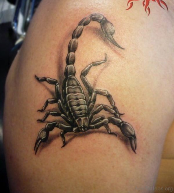 Mind Blowing Scorpion Tattoo