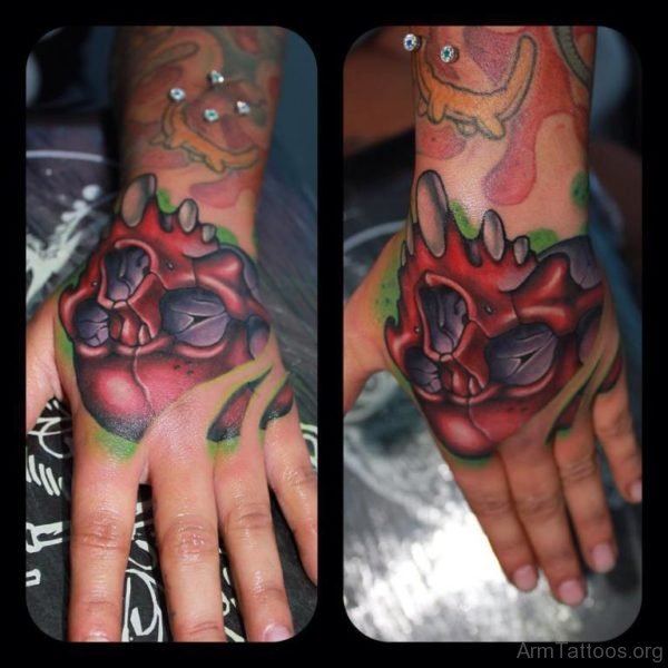 Mind Blowing Skull Tattoo On Hand