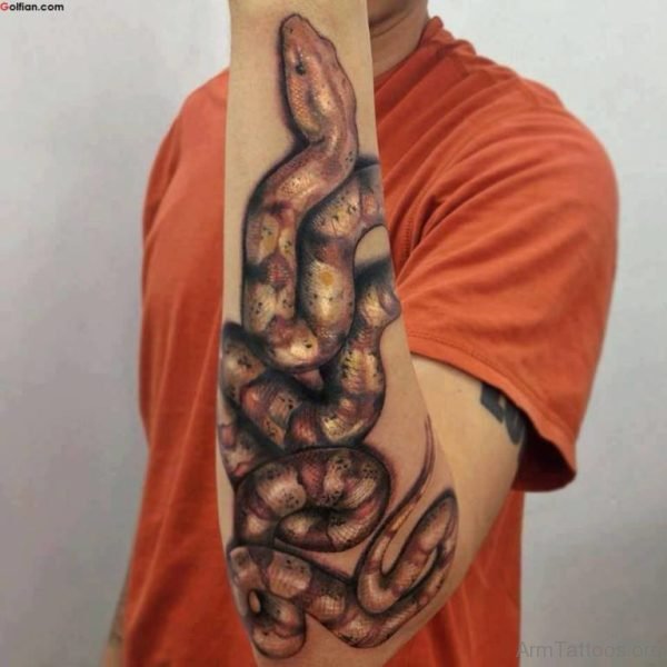 Mind Blowing Snake Tattoo 
