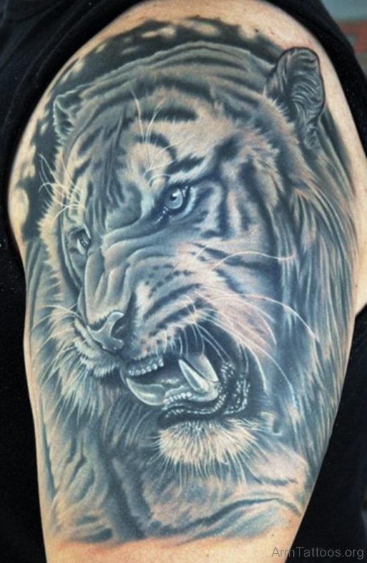 Mind Blowing Tiger Tattoo Design