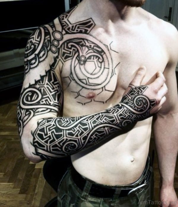 Mind Blowing Tribal Tattoo