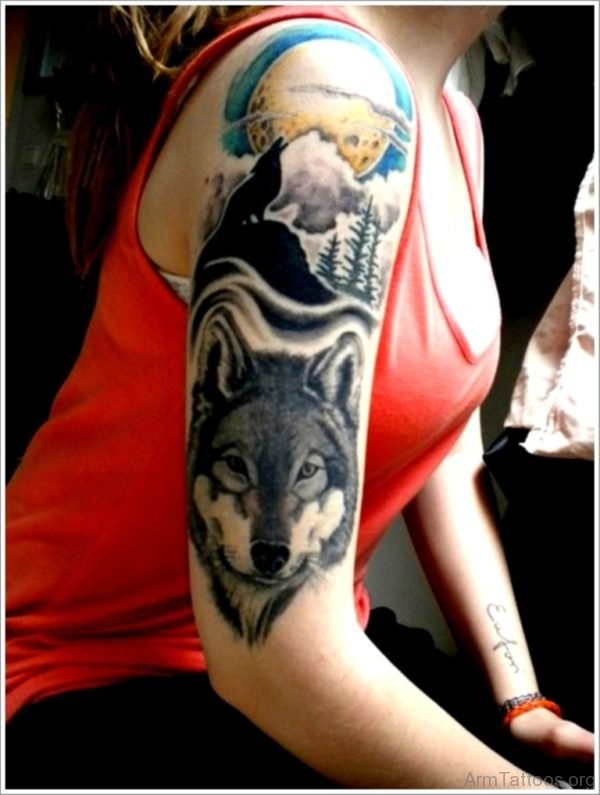 Mind Blowing Wolf Tattoo