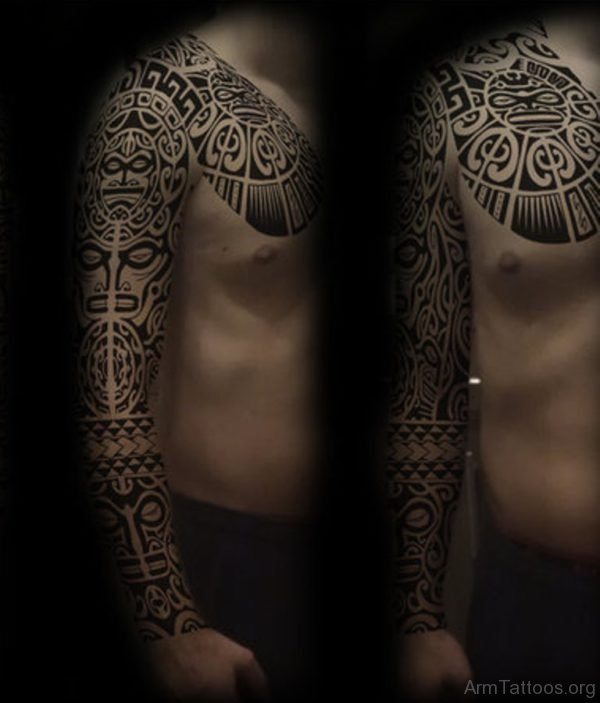 Mind Blwoing Maori Tribal Tattoo