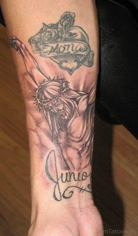 Mom And Jesus Tattoo