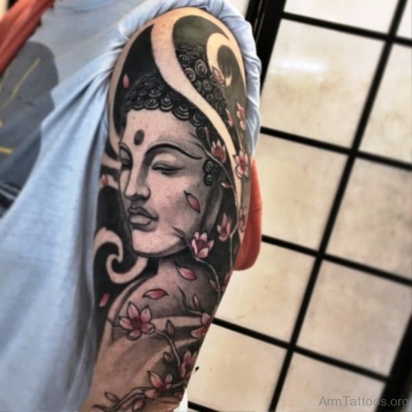 Most Beautiful Buddha Tattoo Design 