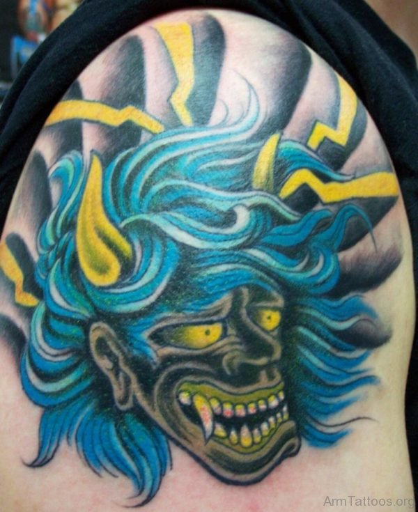 New Oni Mask Tattoo