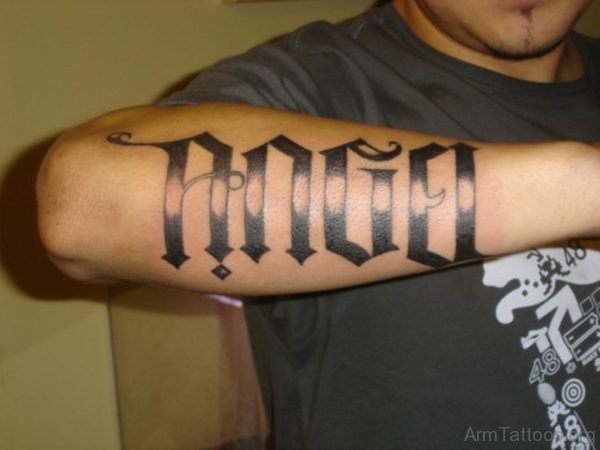 Nice Ambigram Tattoo