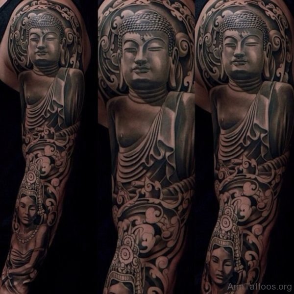 Nice Buddha Tattoo 