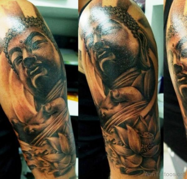 Nice Buddha Tattoo Design bud2103