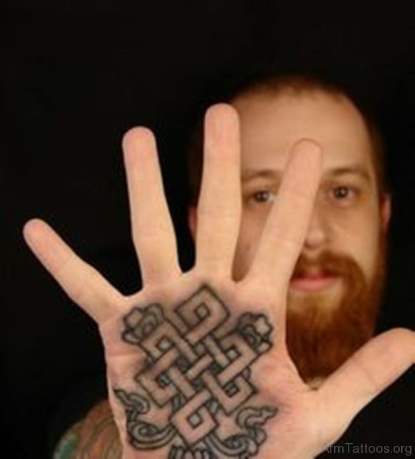 Nice Celtic Tattoo On Hand