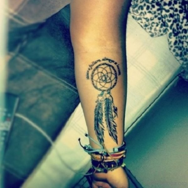 Nice Dreamcatcher Tattoo