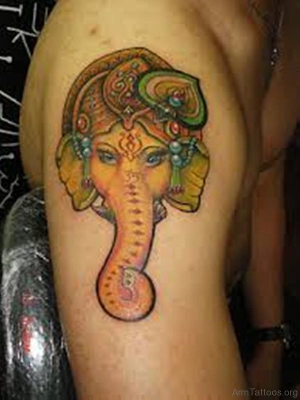 Nice Ganesha Tattoo