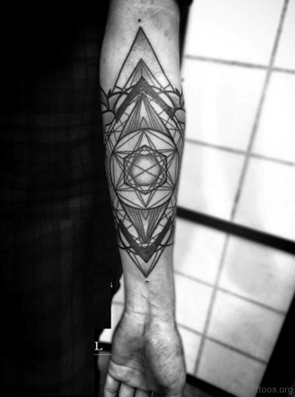 Nice Geometric Tattoo
