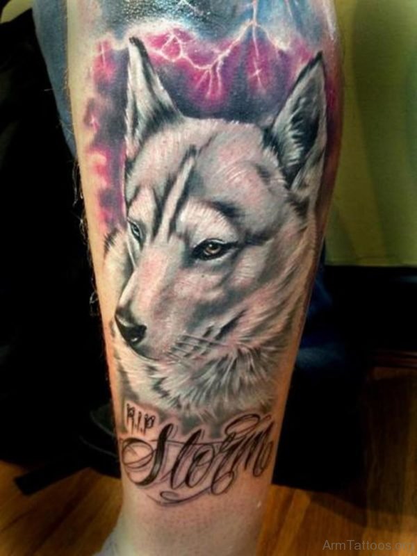 Nice Looking Wolf Tattoo