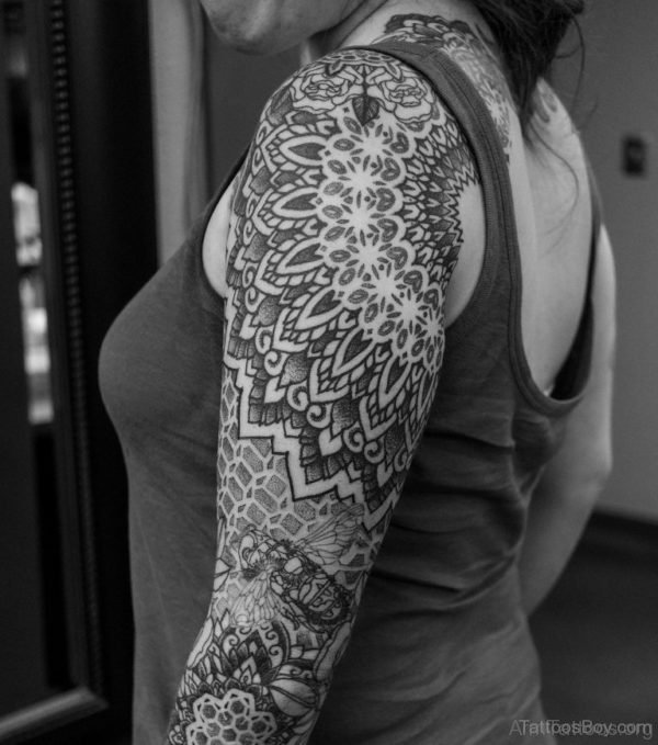 Nice Mandala Tattoo Design 