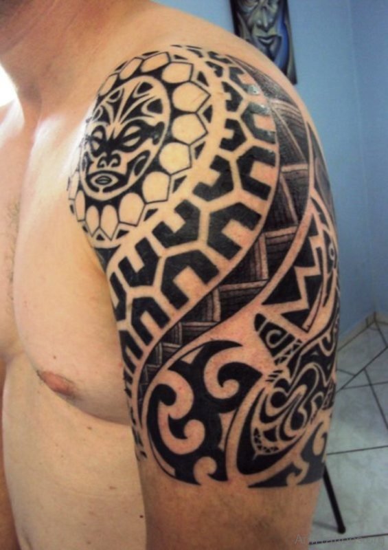 Nice Maori Black Tattoo 