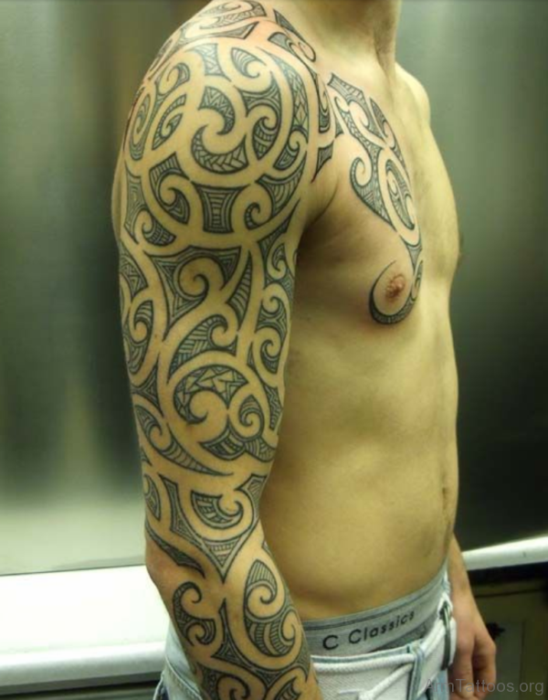 Nice Maori Tribal Tattoo