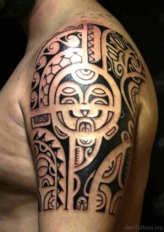 Nice Maori Tribal Tattoo 