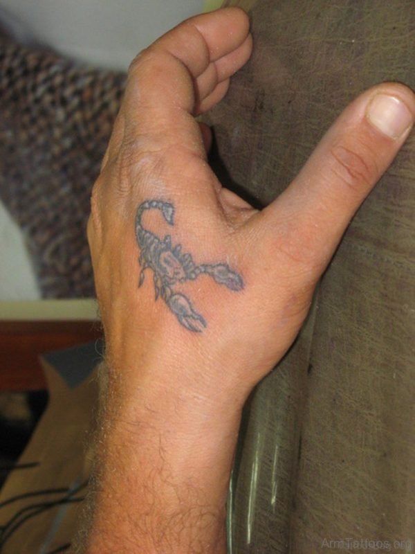 Nice Scorpion Tattoo 