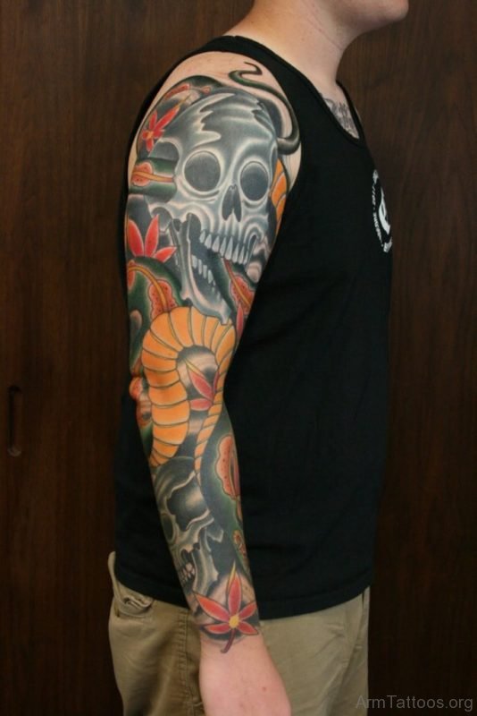 Nice Skull Tattoo 