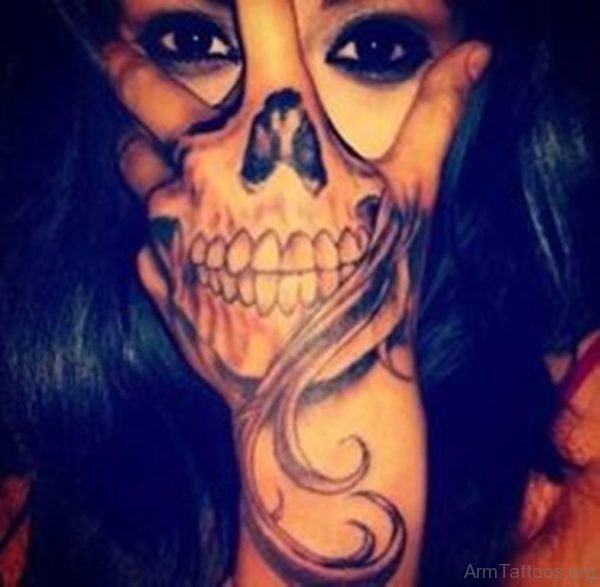 Nice Skull Tattoo 