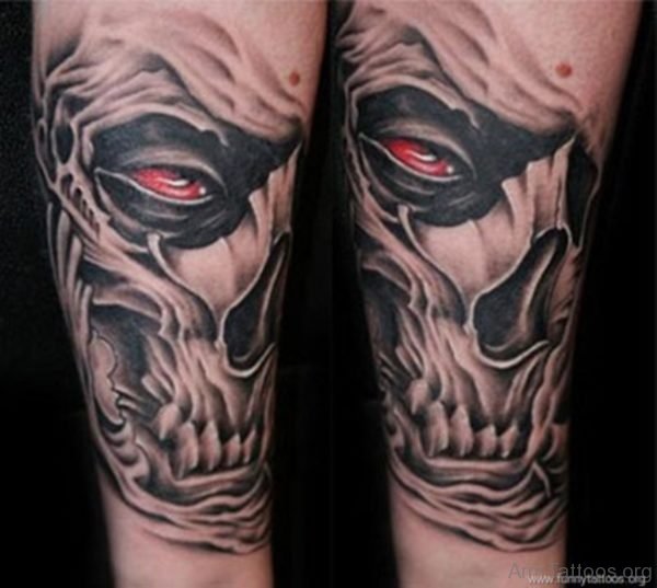 Nice Skull Tattoo 