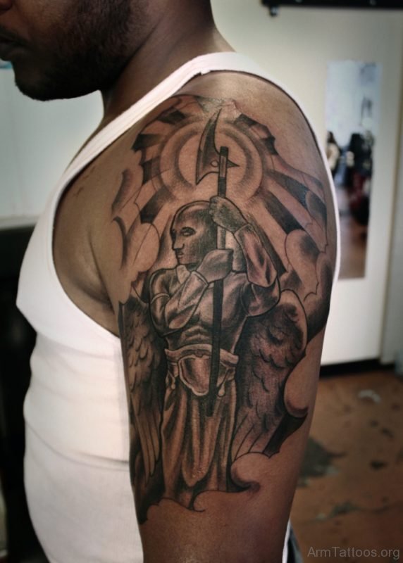 Nice Warrior Tattoo