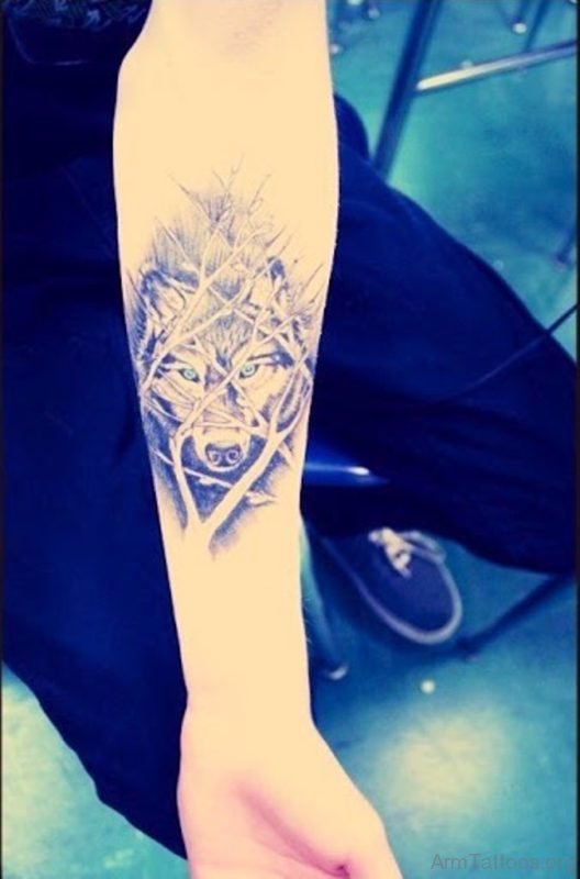 Nice Wolf Tattoo
