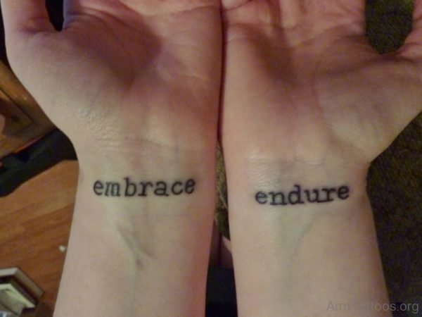 Nice Wording Tattoo