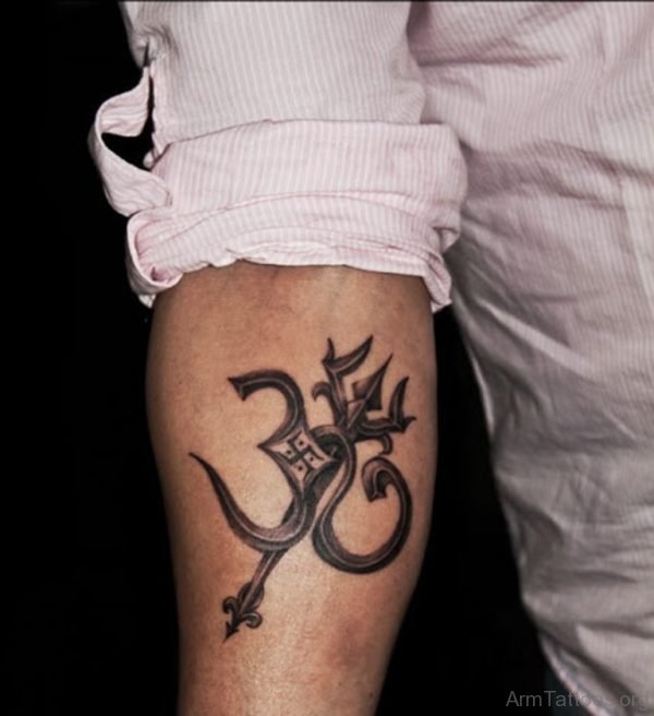 Om Tattoo On Arm