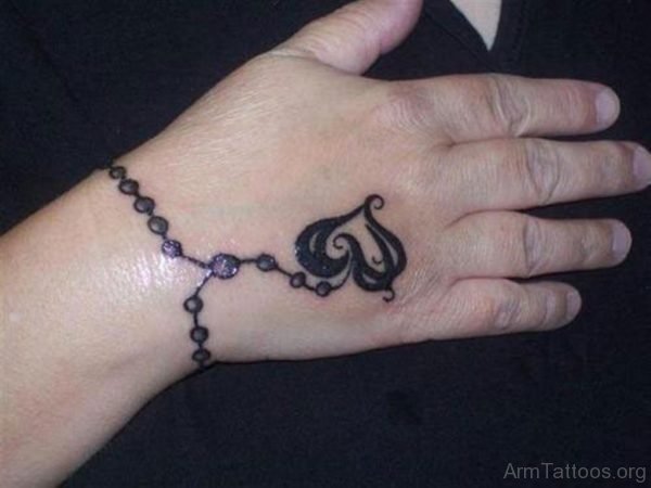 Ornamental Hand Tattoo