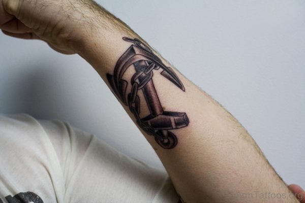 Outstanding Arm Anchor Tattoo