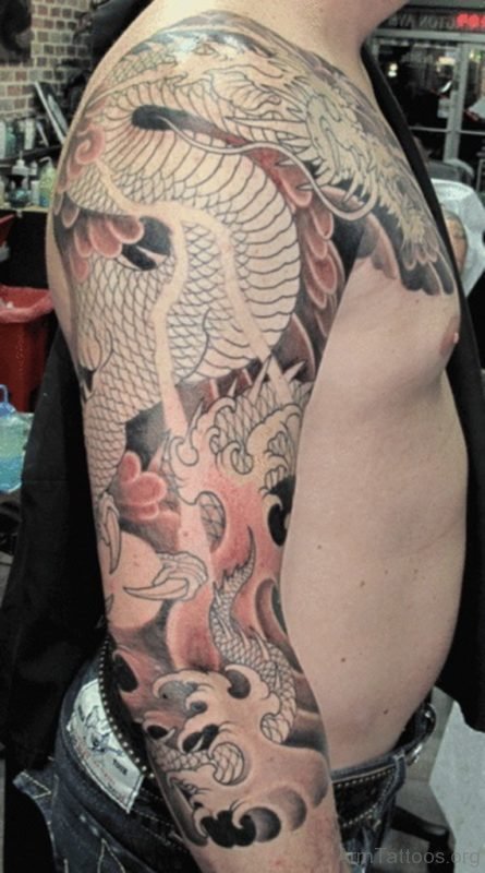 Outstanding Dragon Tattoo 