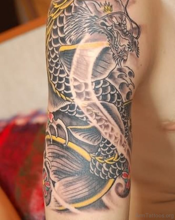 Outstanding Dragon Tattoo