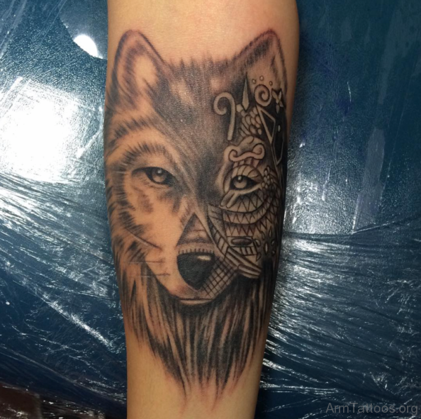 Outstanding Wolf Tattoo