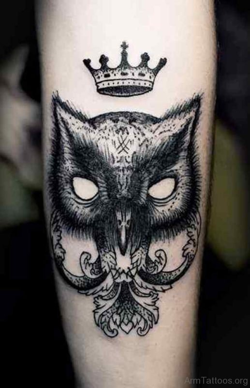 Owl Mask Tattoo