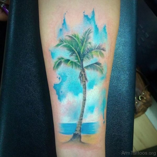 Palm Tree Tattoo