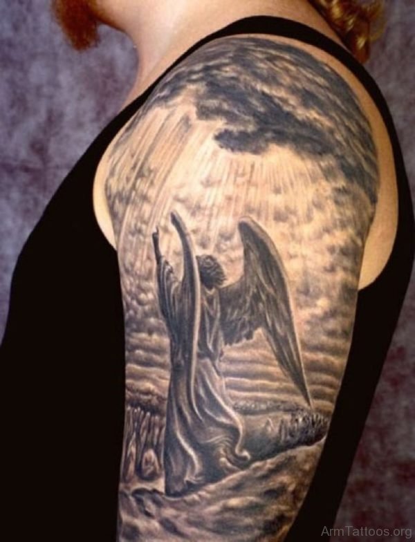 Perfect Guardian Angel Tattoo