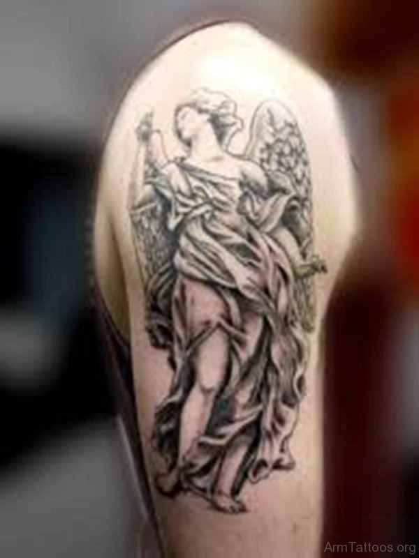 Perfect Guardian Angel Tattoo design