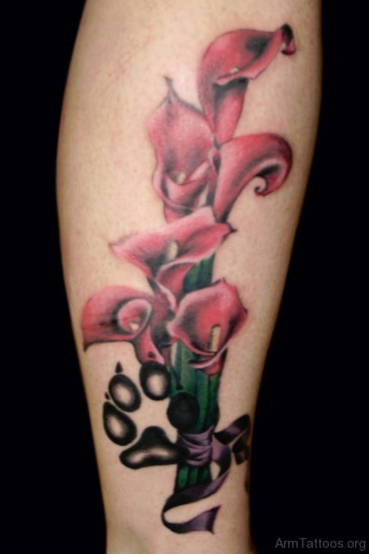 Perfect Lily Tattoo On Arm