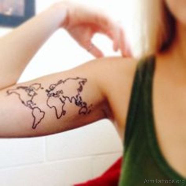 Perfect Map Tattoo