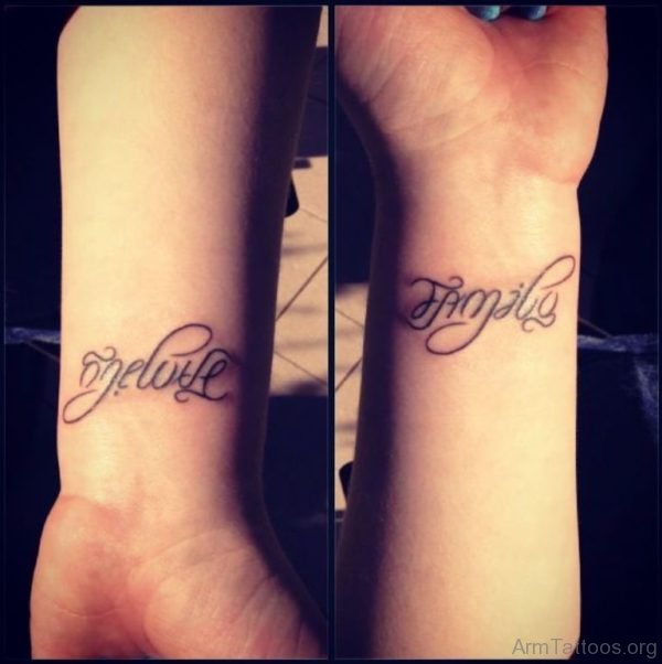 Perfext Faith Ambigram Tattoo