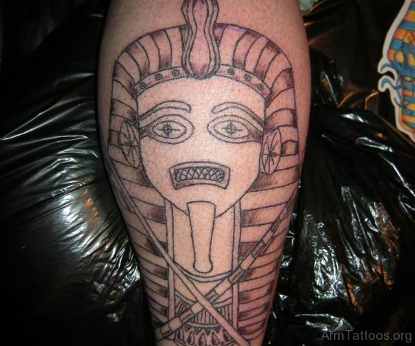 Pharaoh Shoulder Tattoo 
