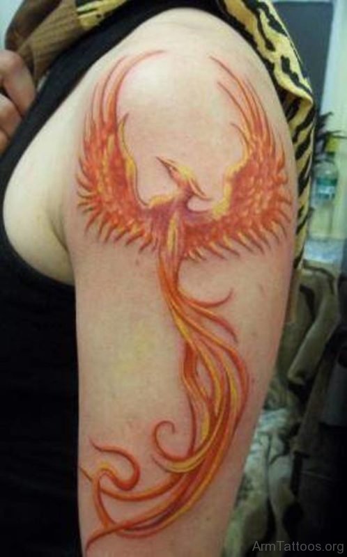 Phoenix Tattoo On arm