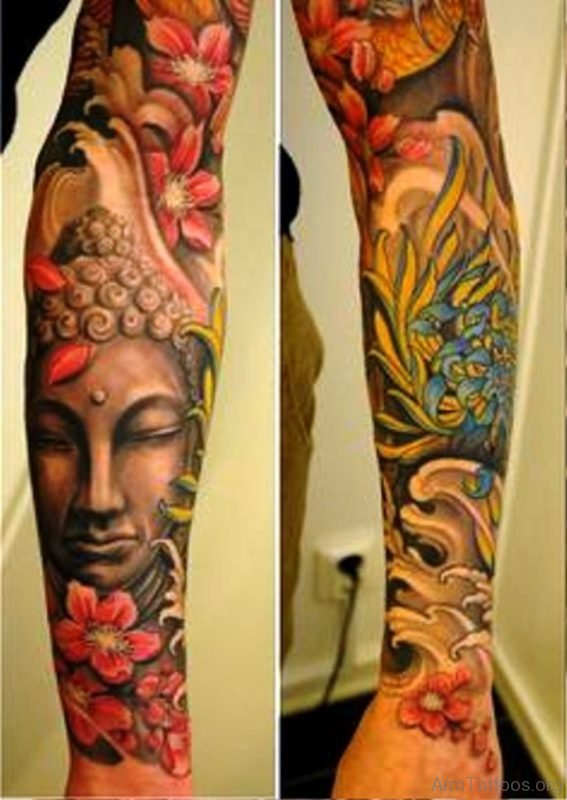 Buddha Tattoo Full Sleeve 