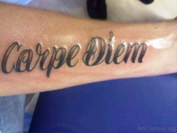 Carpe Diem Tattoo Design 