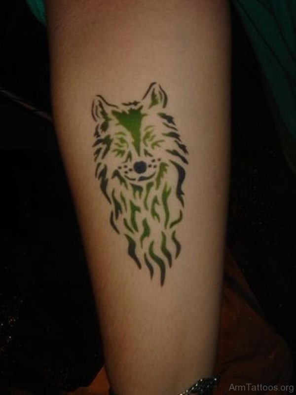 Pleaseant Wolf Tattoo